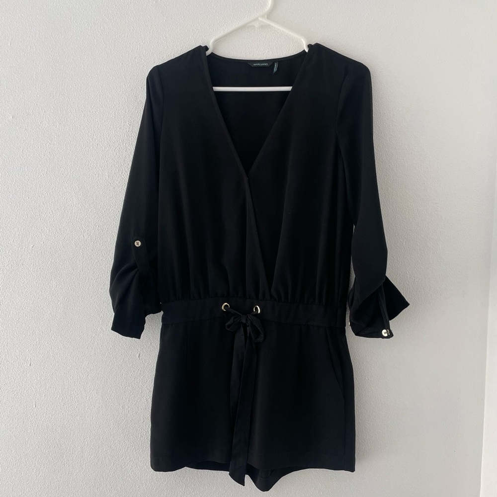 MARCIANO Elegant Black Romper